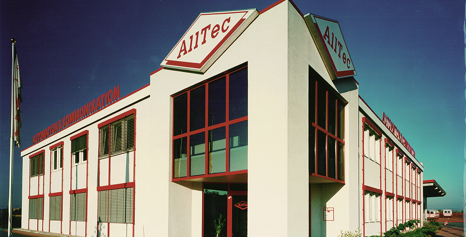 Neuer Firmenstandort mit altem AllTec Logo